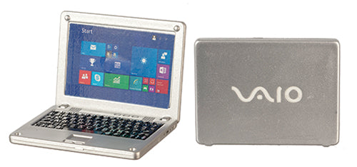Laptop Computer, Silver – Miniature Designs, Inc.