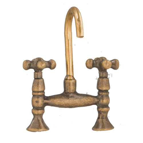 Old Fashion Faucet Set, Antique Brass