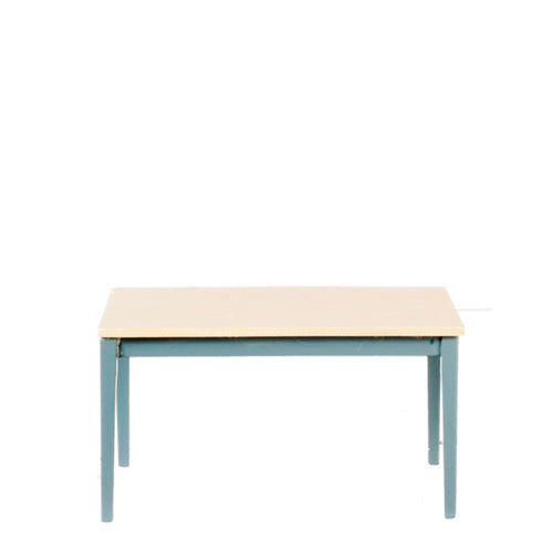 Kitchen Table, Blue & Oak