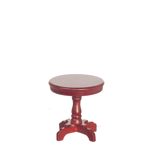 Victorian Pedestal End Table, Mahogany