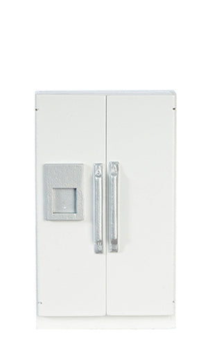 Refrigerator with Ice Dispenser, White