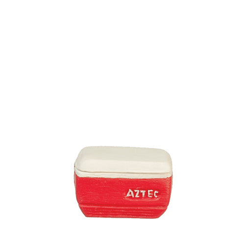 1/2" Scale Cooler with Lid, Red, Small