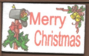 Welcome Mat, Merry Christmas Mail Box