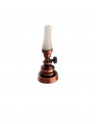 Hurricane Table Lamp Copper Battery, LED