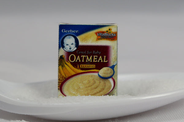 Gerber Baby Oatmeal Cereal Box