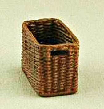 Tall Faux Wicker Basket