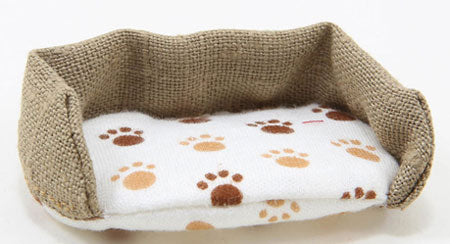 Dog Bed, Burlap, Large