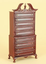 Jackson Regency Highboy, Mahogany