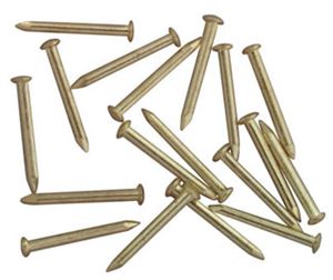 Brass Brads, 1/4", 100pc