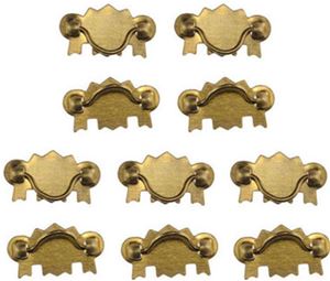 Brass Drawer Pulls, 10pc