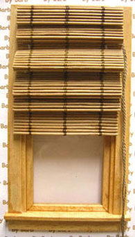 Working Bamboo Window Shade