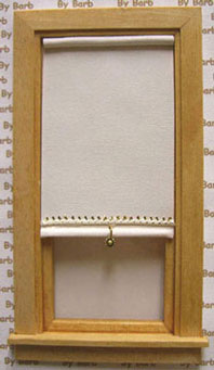 Shade, Ecru with Gold Trim