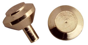 Round Cabinet Pulls, Brass