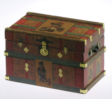 Lithograph Wooden Trunk Kit, Catland