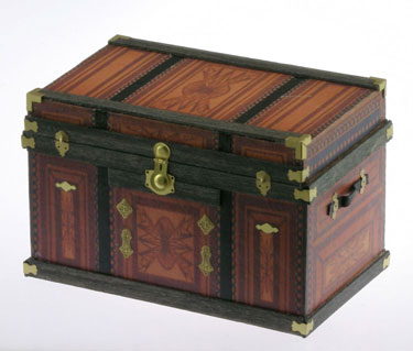 Lithograph Wooden Trunk Kit, Western 1