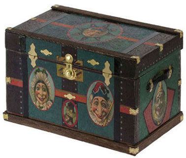 Lithograph Wooden Trunk Kit, Punch & Judy