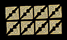 Flat Decorative Corner Pieces, 16pc