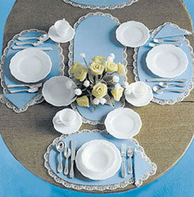 Dishes & Silverware, 4pc Set Kit