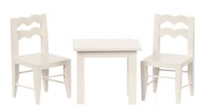 Child's Table Set, White