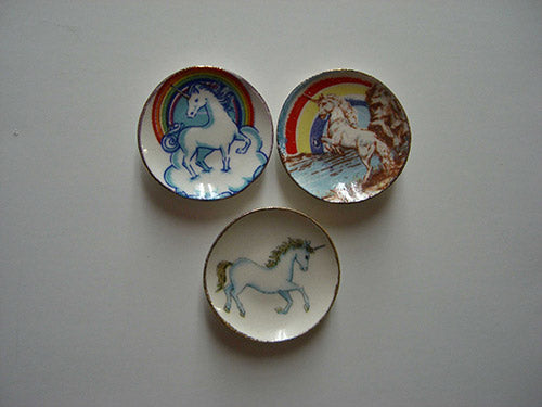 Unicorn Plate, 3pc