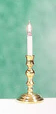 CRH752, Elegant Brass Candlestick, 1pc