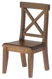 Cross Buck Chair, Walnut