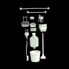 Bathroom Accessories, Kit, 18pc