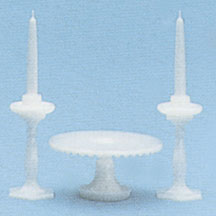 Cake Plate & Candlesticks Minikit