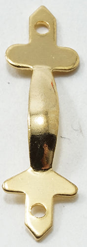 Door Pulls, Brass Gold Plated, 2pc