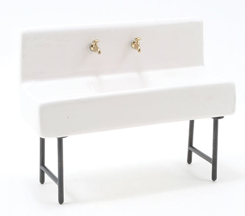 Porcelain Sink, 1920, White