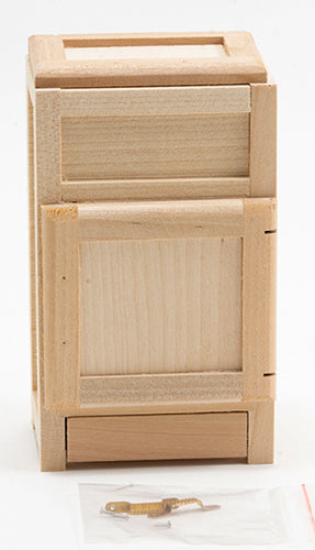 Ice Box with Drip Pan, Unfinished