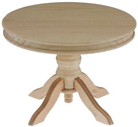 Round Kitchen Table, Unfinished