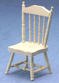 Spindle Side Chair, Unfinished