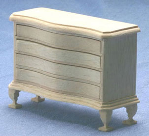 Chest, 4 Drawer, Unfinished