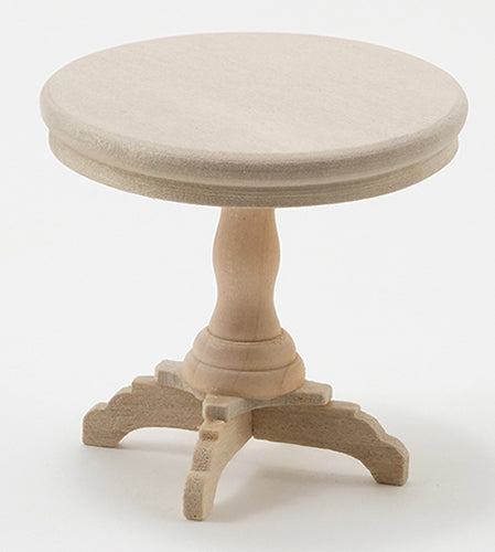End Table, Round, Unfinished