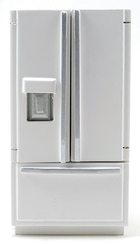 Modern Refrigerator with Bottom Freezer, White