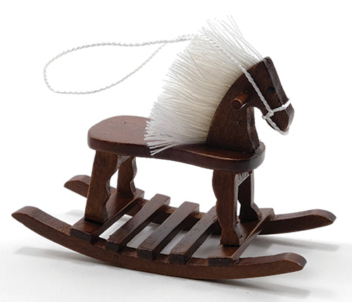 Rocking Horse, Walnut – Miniature Designs, Inc.