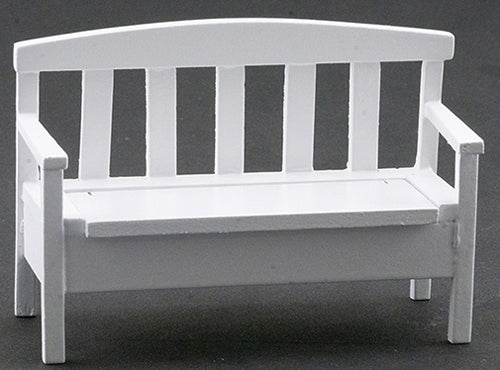 Garden Bench, White