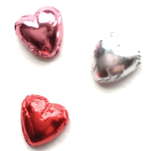 Foil Hearts, 3pc