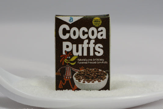 Cocoa Puffs Cereal Box