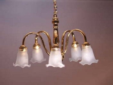 5 Arm Chandelier Battery, LED