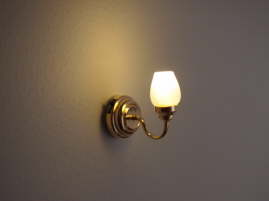 Frosted Globe Sconce, LED