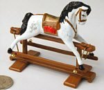 Rocking Horse on Stand, Handpainted