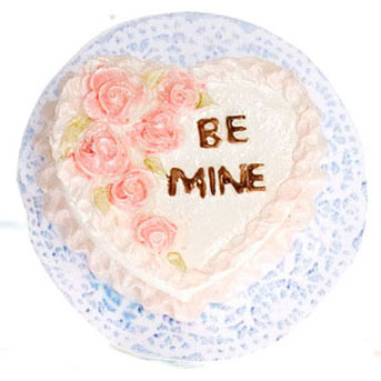 Be Mine Heart Cake