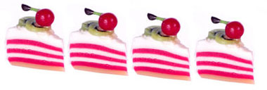 Sliced Strawberry Cake, 4pc