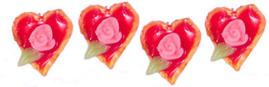 Heart Tarts, 4pc