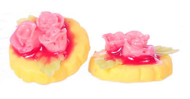 Lemon Cookie with Flower Candy