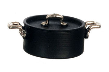 Teflon Pot, Black, Medium