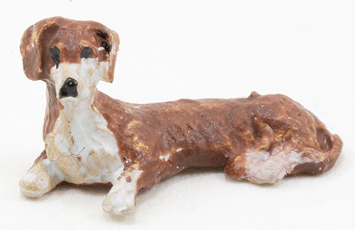 1/4" Scale Dachsund, Brown Dog