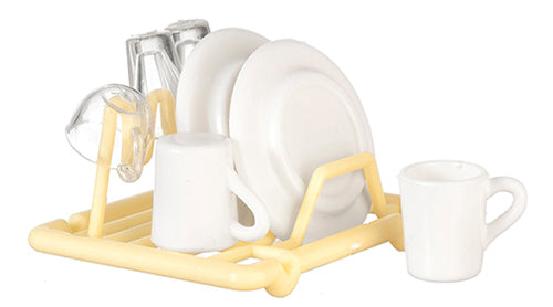 Kitchen Dishes & Dryer Rack Set